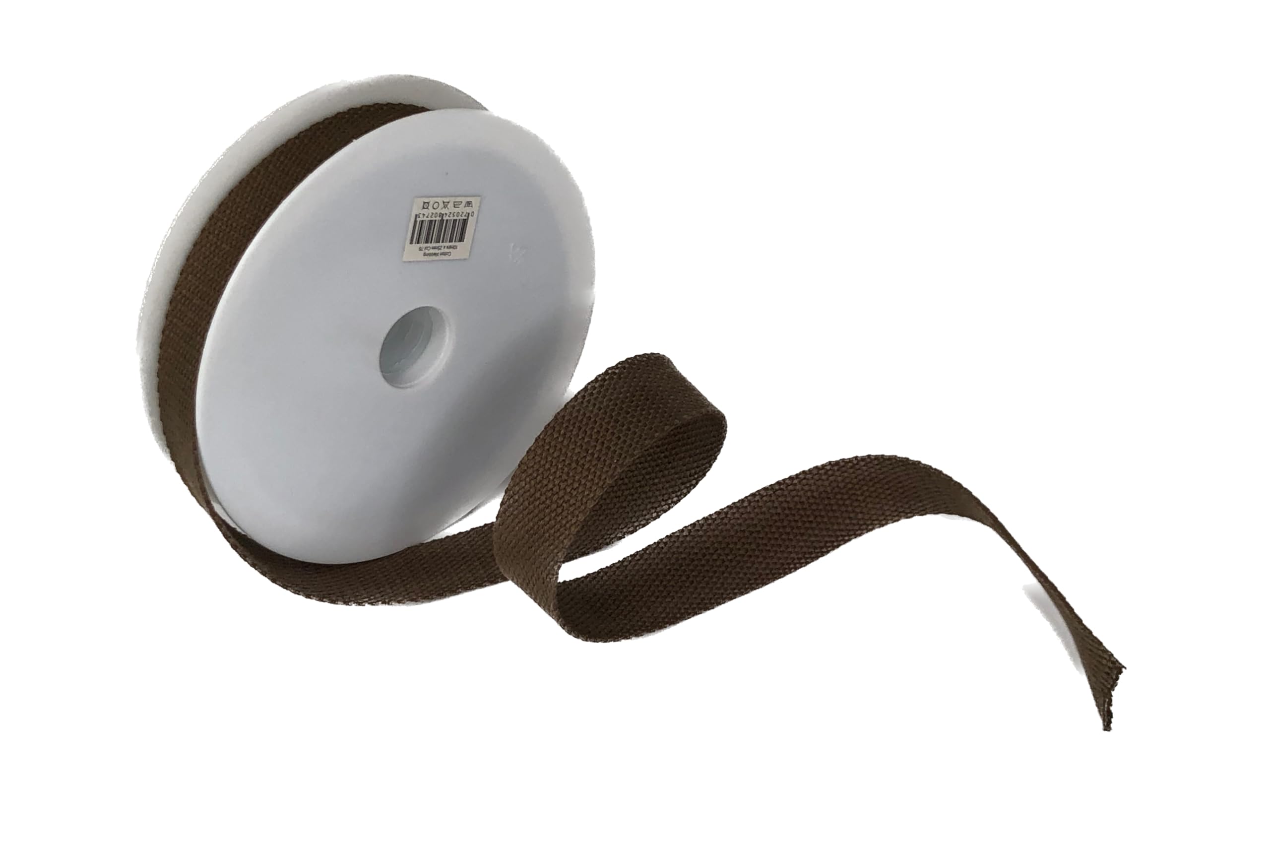 Trimz Cotton Webbing – Light Brown – 30mm x 45m — image 1