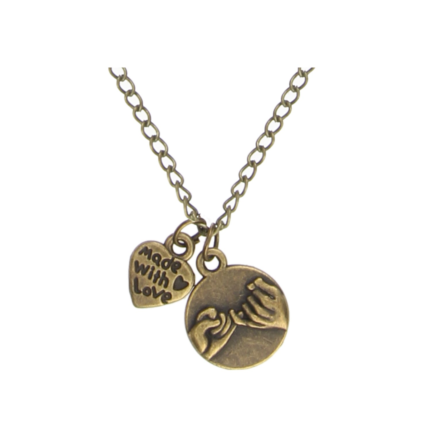 Access-o-risinggPinky Promise Bronze Couple Pendant Set (PD107)