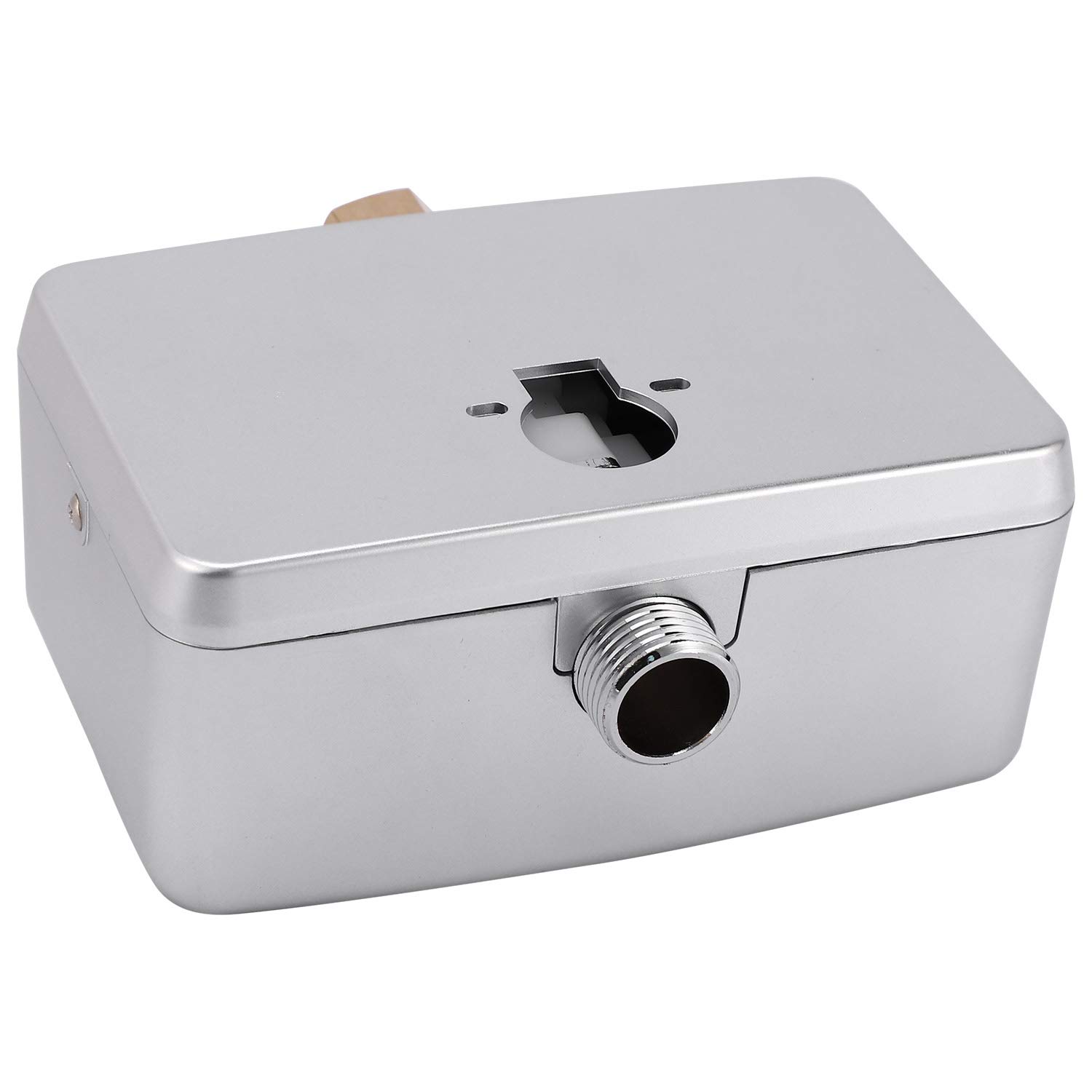 Jkjhbhged Automatic Electric Urinal Flush Valve Sensor&Manual 2 Function Exposed Wall Mount DC6V Urine Flushing