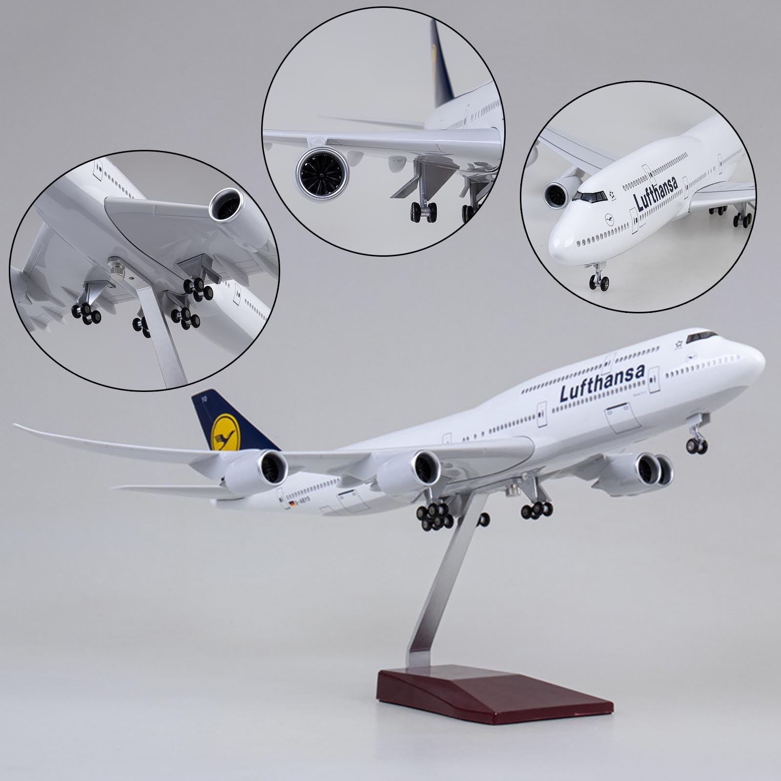 Amazon.co.jp: ルフトハンザ B747-8 フライトミニチュア 1:160 18.5