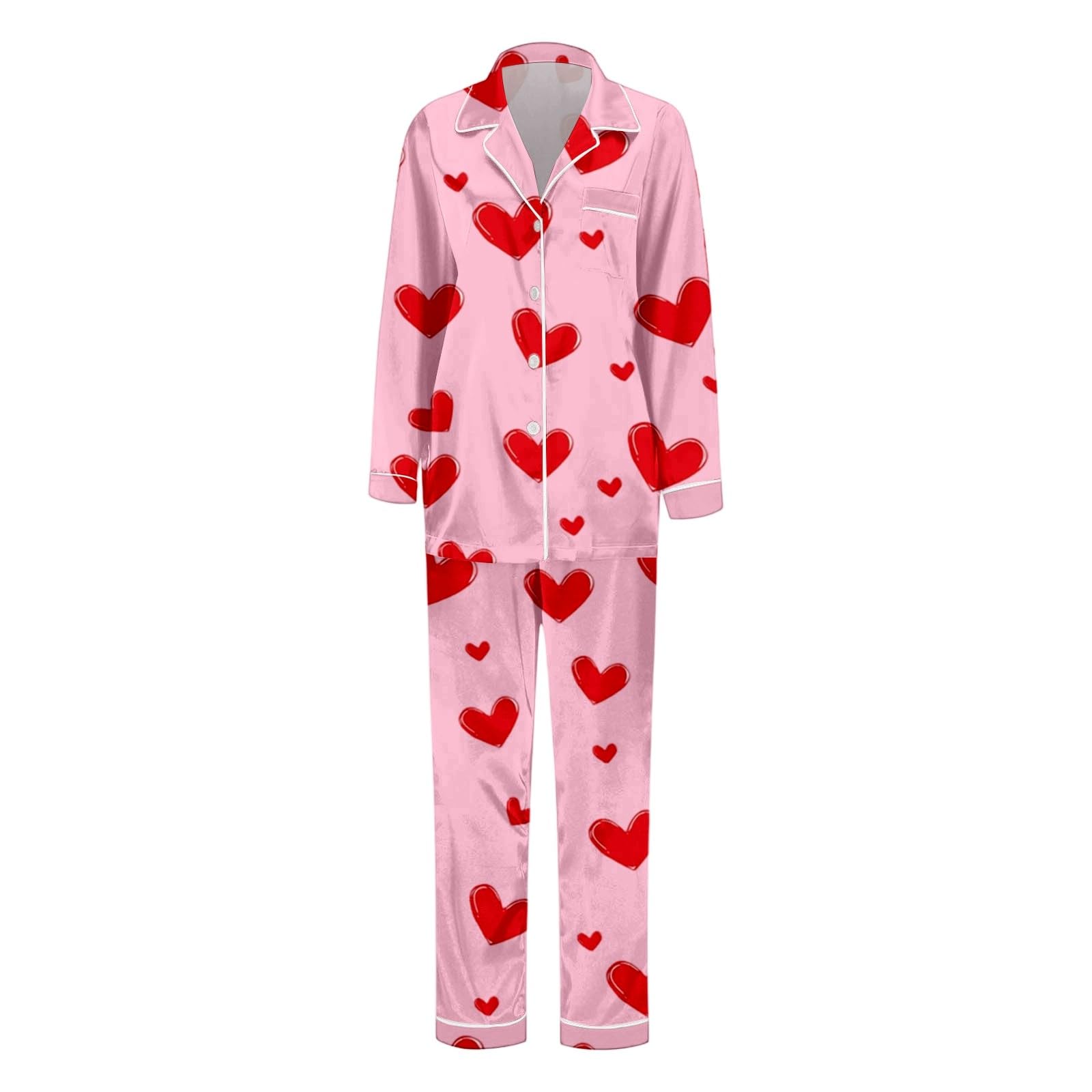 Coordinato per Coppie di San Valentino con Stampa a Cuore, Comodo per e