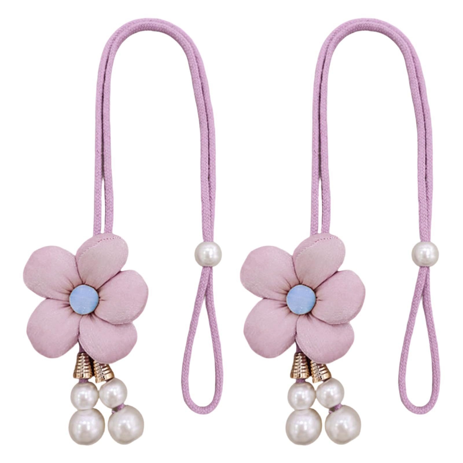 Curtain Tiebacks Decorative Window Curtain Holdback Buckles Flower Styles Curtains Tie Backs Holder Home Decors Decorative Holdbacks