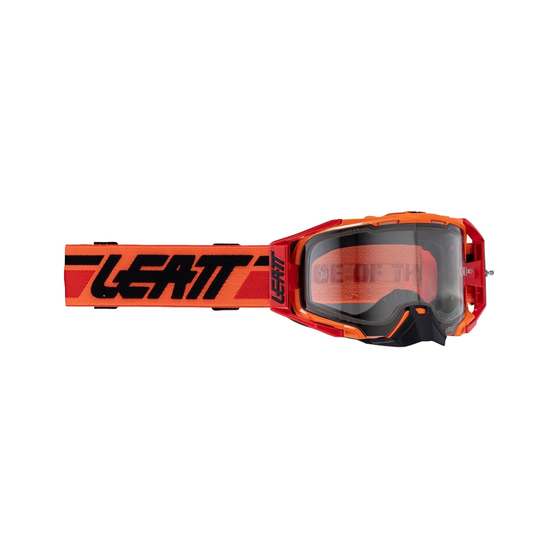 Leatt Unisex Adult Velocity 6.5 okulary ochronne 83 VLT Flame Clear X, One Size