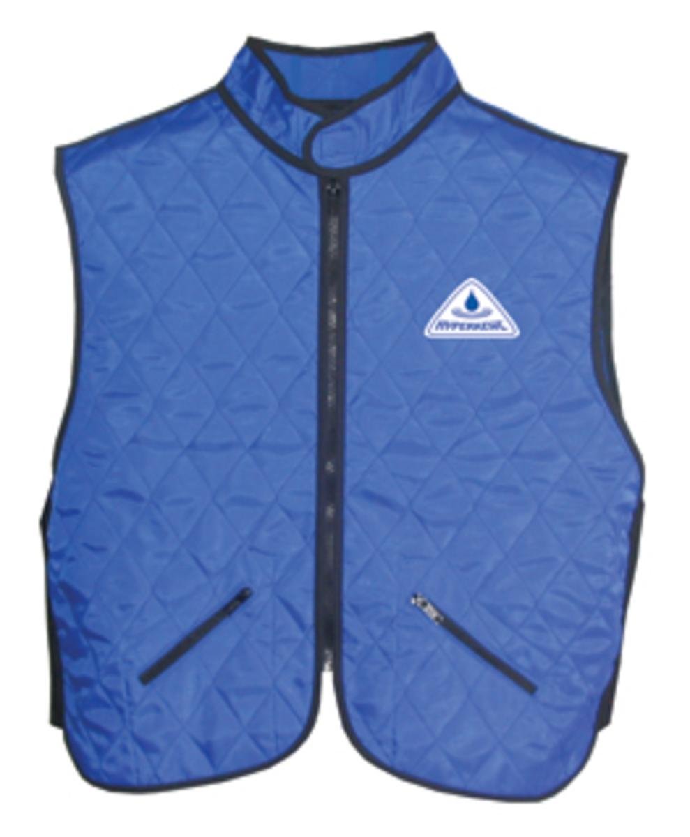 HyperKewl Evaporative Cooling Deluxe Sport Vest, Black, X-large