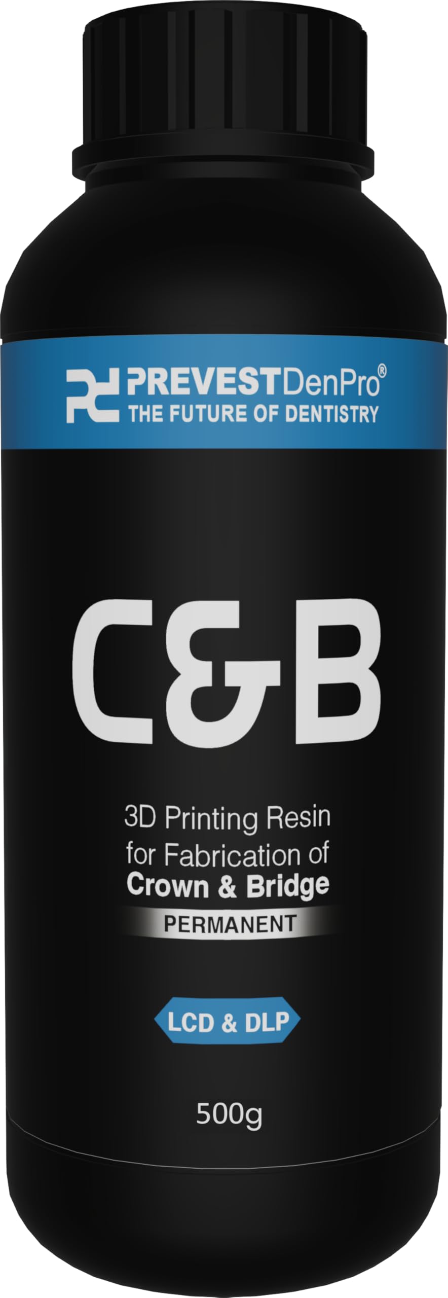 Prevest C&B, Permanent :-3D Printing Resin for Fabrication of Permanent Crown & Bridge 500 Grams (A2)-picture-32
