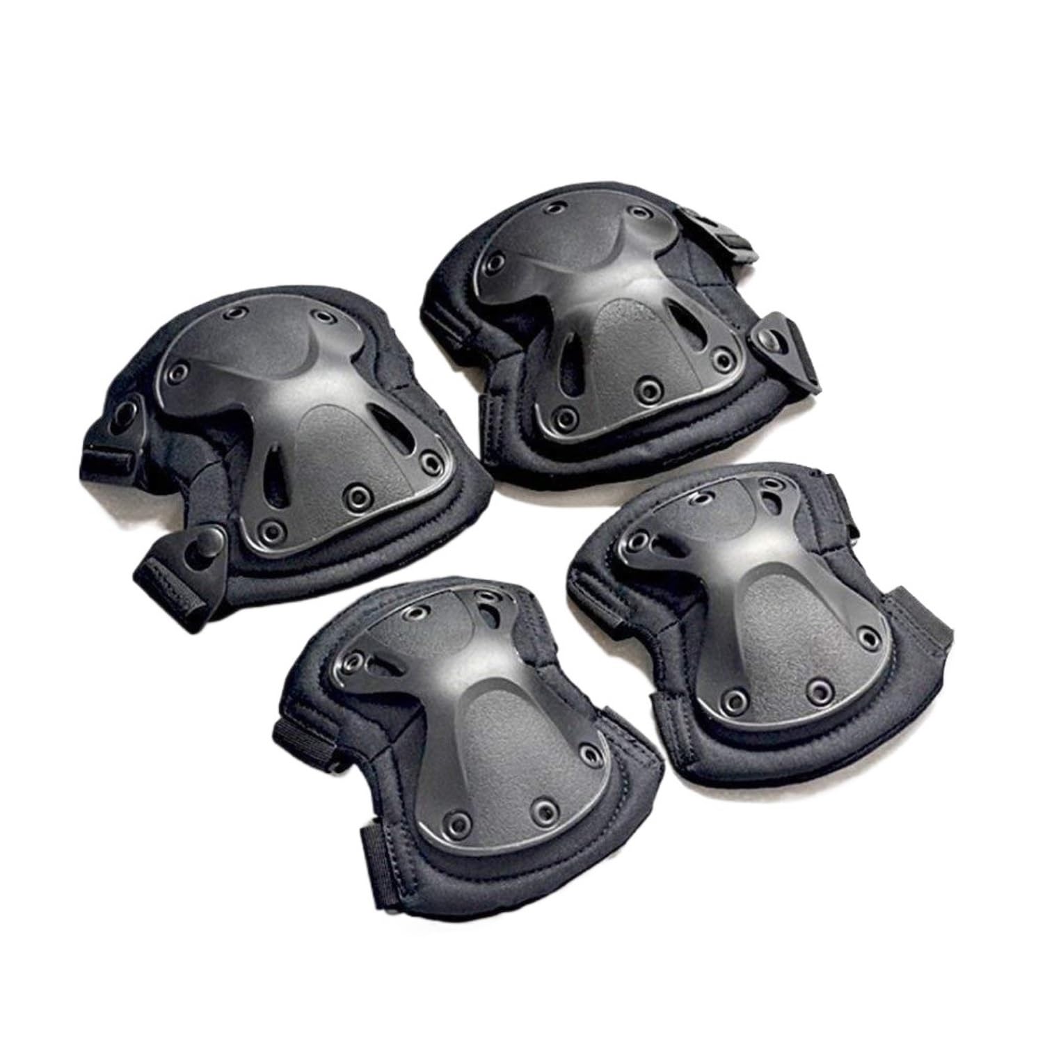 Tutore Ginocchio,Ginocchiera Ginocchiere E Gomitiere Tattiche Militari Rigide X Protezione Tattica Protezione Sportiva Di Sicurezza