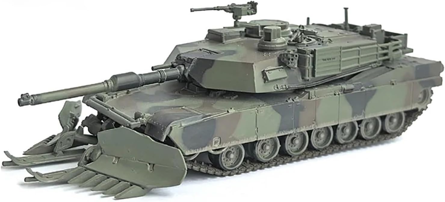 Realistic Tank 1:72 Scale for M1a2 Sep Abrams Main Battle Tank Model Kit Static Die Casting Collectible Ornaments Static Tank Model