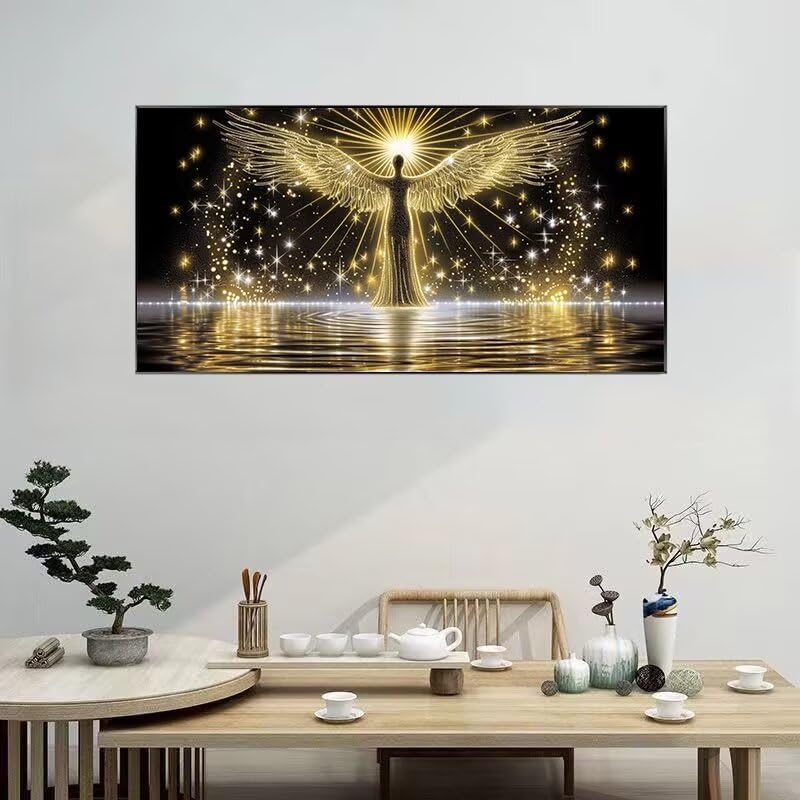 Broderie diamond painting beauté 5D grand format 70x140cm gem art - 2