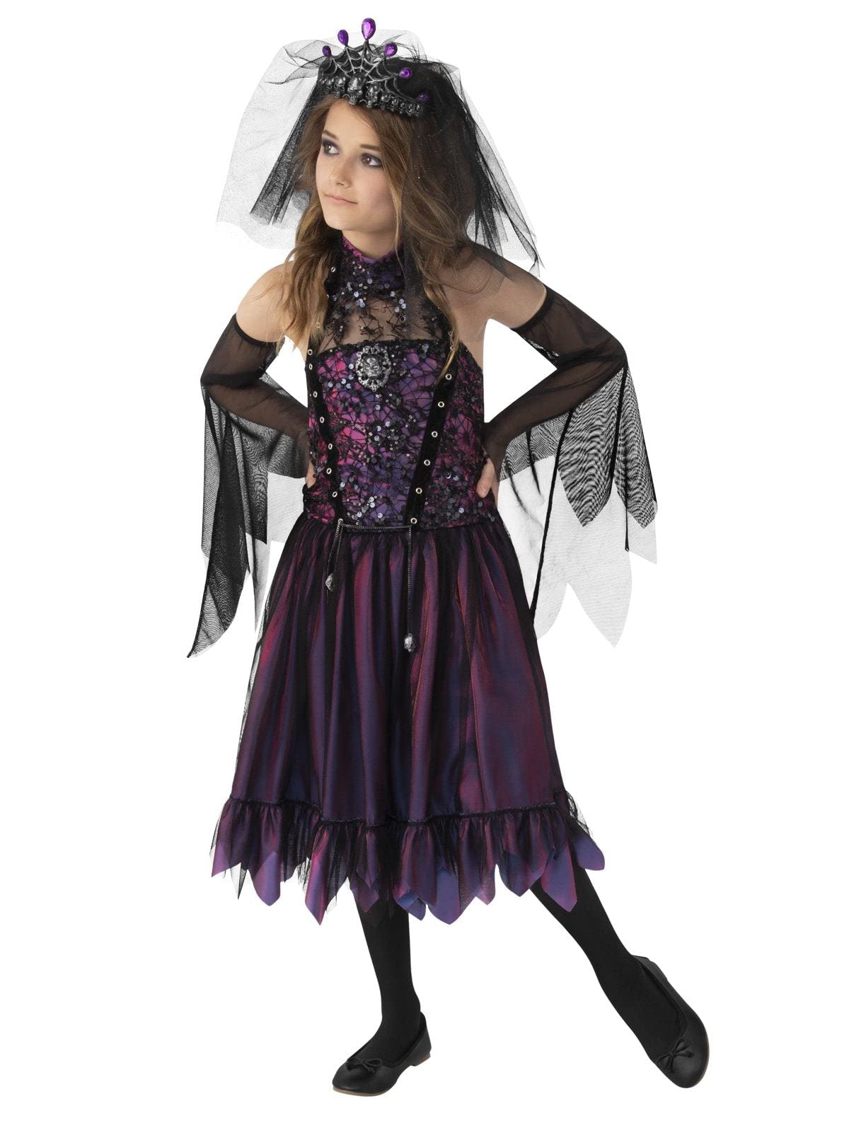 Rubie's - Costume da principessa gotica per bambina, taglia media