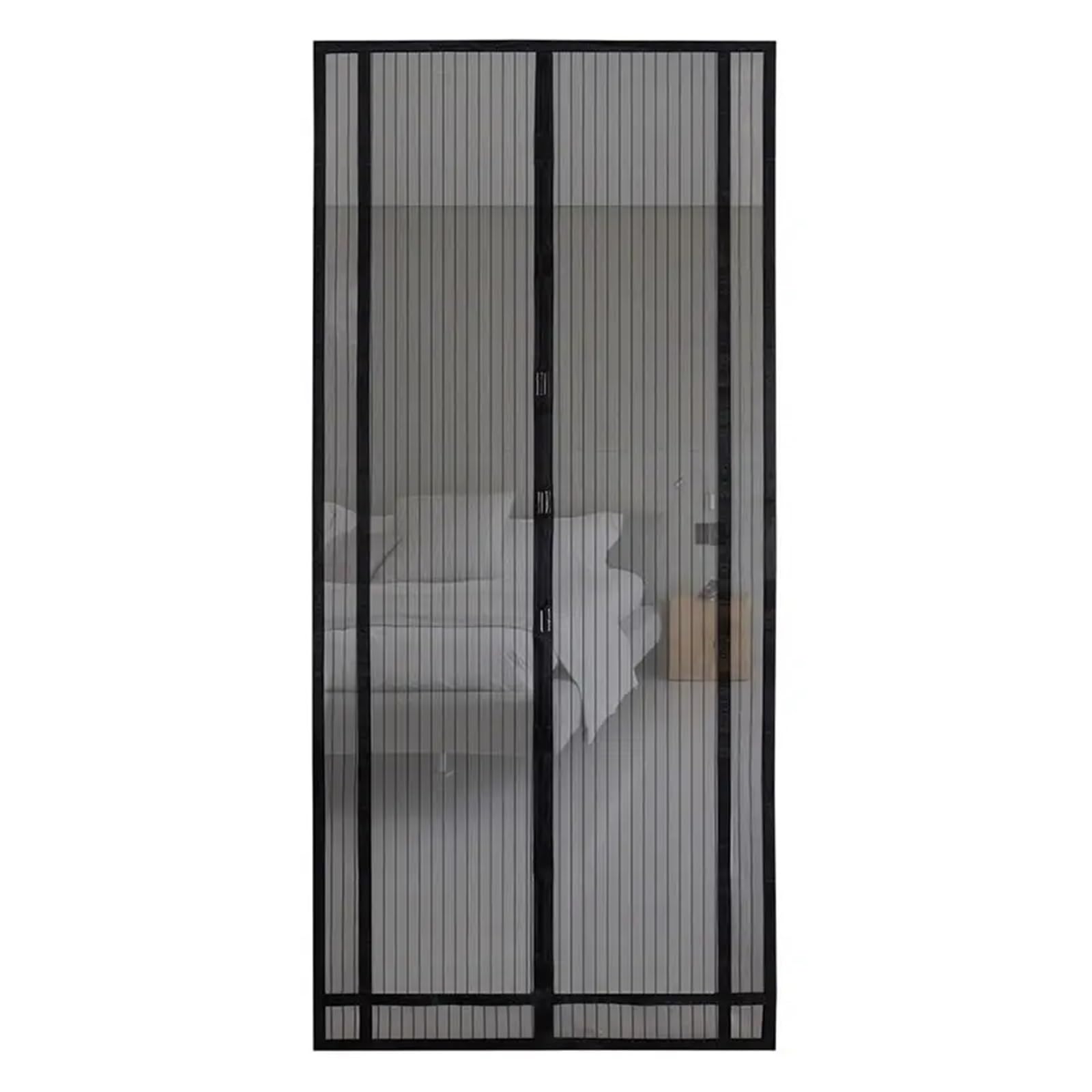 Fly Screen Door，Door Curtain， No Punching Anti Mosquito Insect Bug Automatic Closing Household Ventilation Home