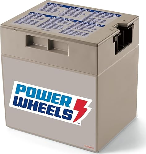Power Wheels - Batería recargable de 12 voltios, Empaque estándar, Estándar empaque, Multicolor