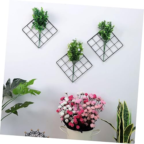 Miniatura 7 de IMIKEYA Wall Decor Nordic Decor Metal Mesh Wall Organizer Photo Wall Girl Dorm