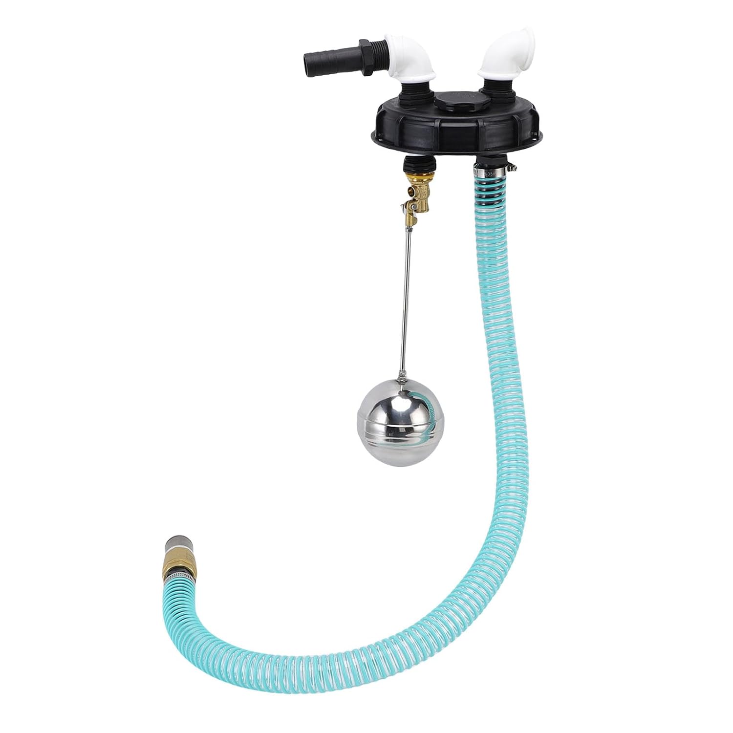 IBC Container Lid DN150 with Pump Connection Durable Water Pumping System for Rainwater Collection Container PP Material