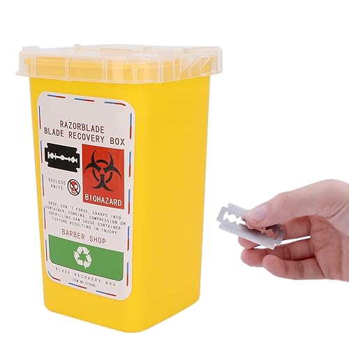 Miniatura 8 de Contenedor de objetos punzantes para el hogar y el salón, caja de eliminación de cuchillas, caja de almacenamiento de cuchillas, contenedor de