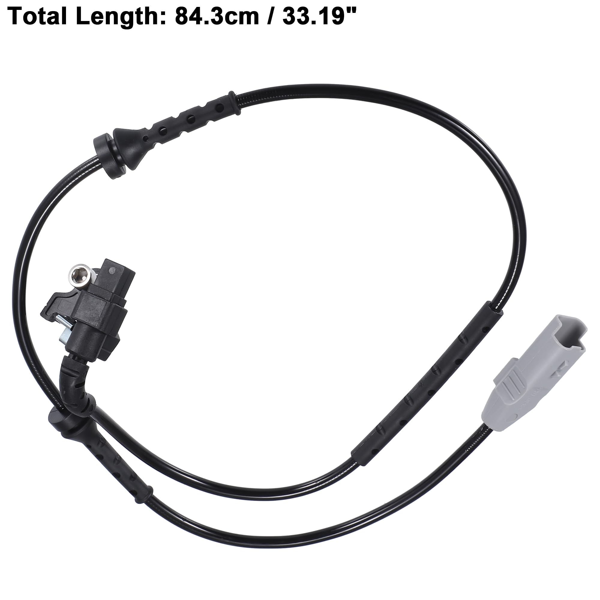 A ABSOPRO Arrière Gauche Droit ABS Capteur Pour Peugeot 3008 MPV 09-16 1pc | Matériel: Plastique Et Métal, Couleur: Noir, Nombre De Broches: 2, Longueur: 84.3 Cm, Numéro OE: 4545K8