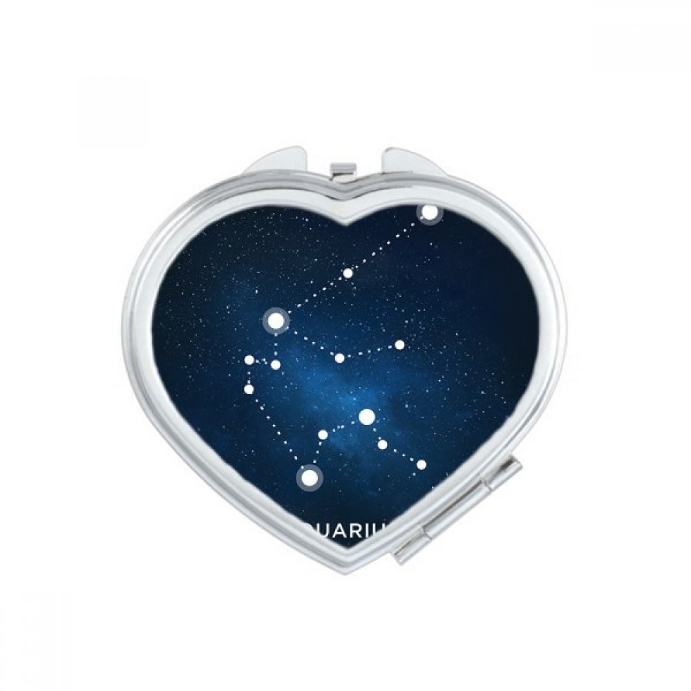 Miroir de poche coeur constellation Bélier idée cadeau mignon
