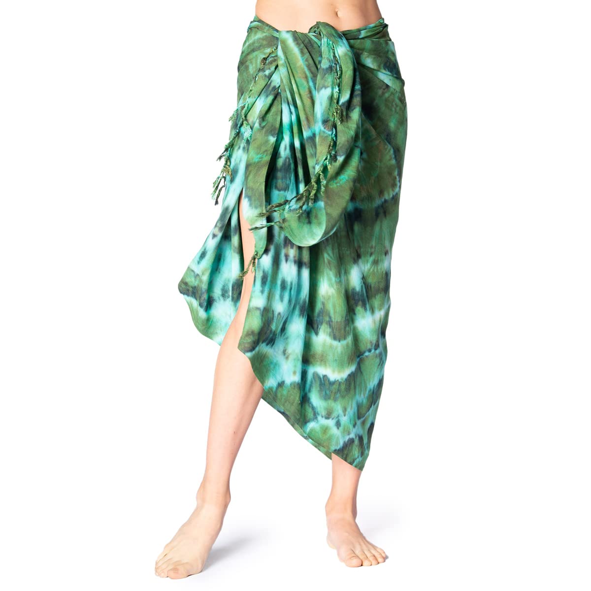 PANASIAM Sarong tiedye green, 190x116cm