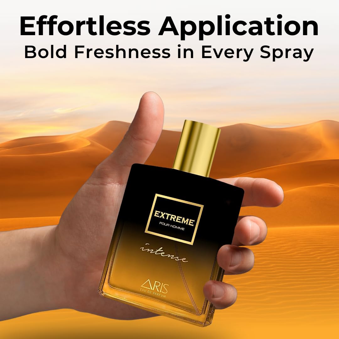 ARIS Extreme Intense Eau de Parfum for Men – Long-Lasting Woody Citrus Fragrance – 100ml Cologne Spray for Daily or Evening Wear – Comes with Extra 15ml Sample (Random Scent Included) - Image 3