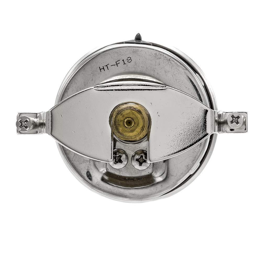 PIC Gauge PRO-203L-254N Glicerina - Manómetro de montaje en panel industrial con caja de acero inoxidable, interior de latón, lente de plástico, tamaño de esfera de 2-1/2", macho NPT, 0/1500 psi