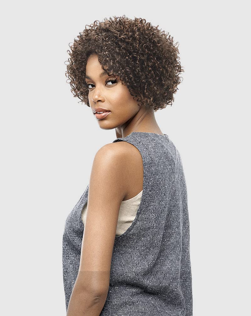 VANESSA Fashion Wigs Medium Short Length Curly Wavy Style Synthetic Hair Wig - TOSIE (F4327)