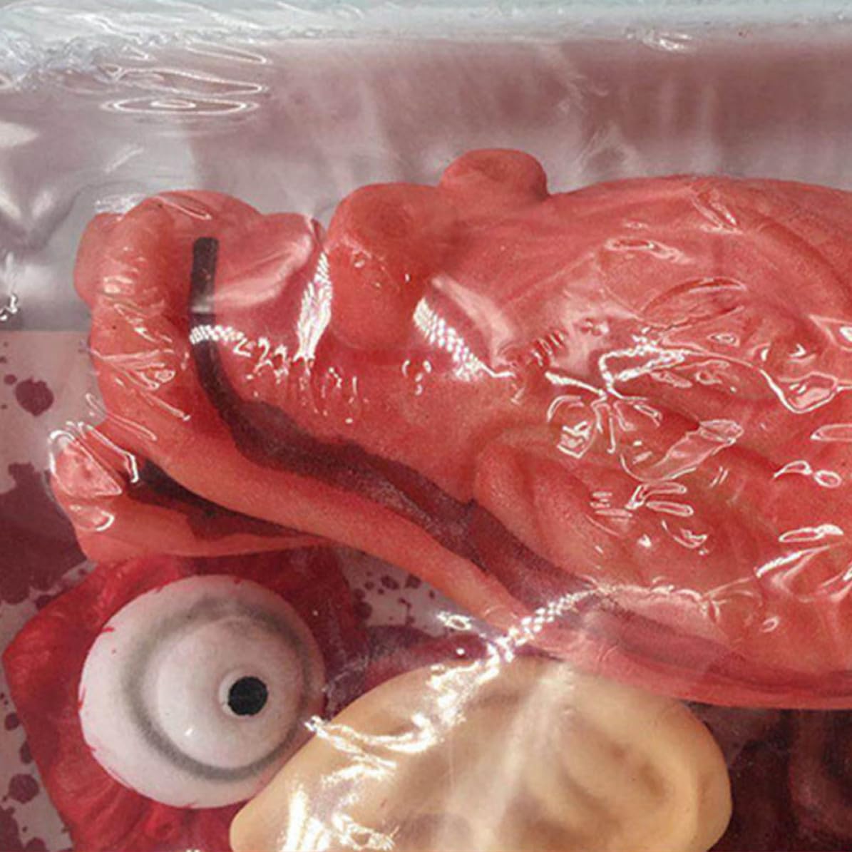 OSALADI 2 Stück Halloween Bloody Organ Körperteile Latex Beutel 2