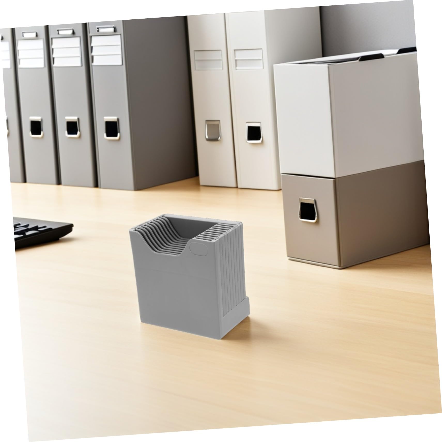 4 Stück Fächer Stehender Timecard Rack Aus Kunststoff Vertikaler Kartenhalter Für Mitarbeiter Anwesenheit Lagerverwaltung Wandhängend Zur Platzsparenden Lagerung Und Sortierung