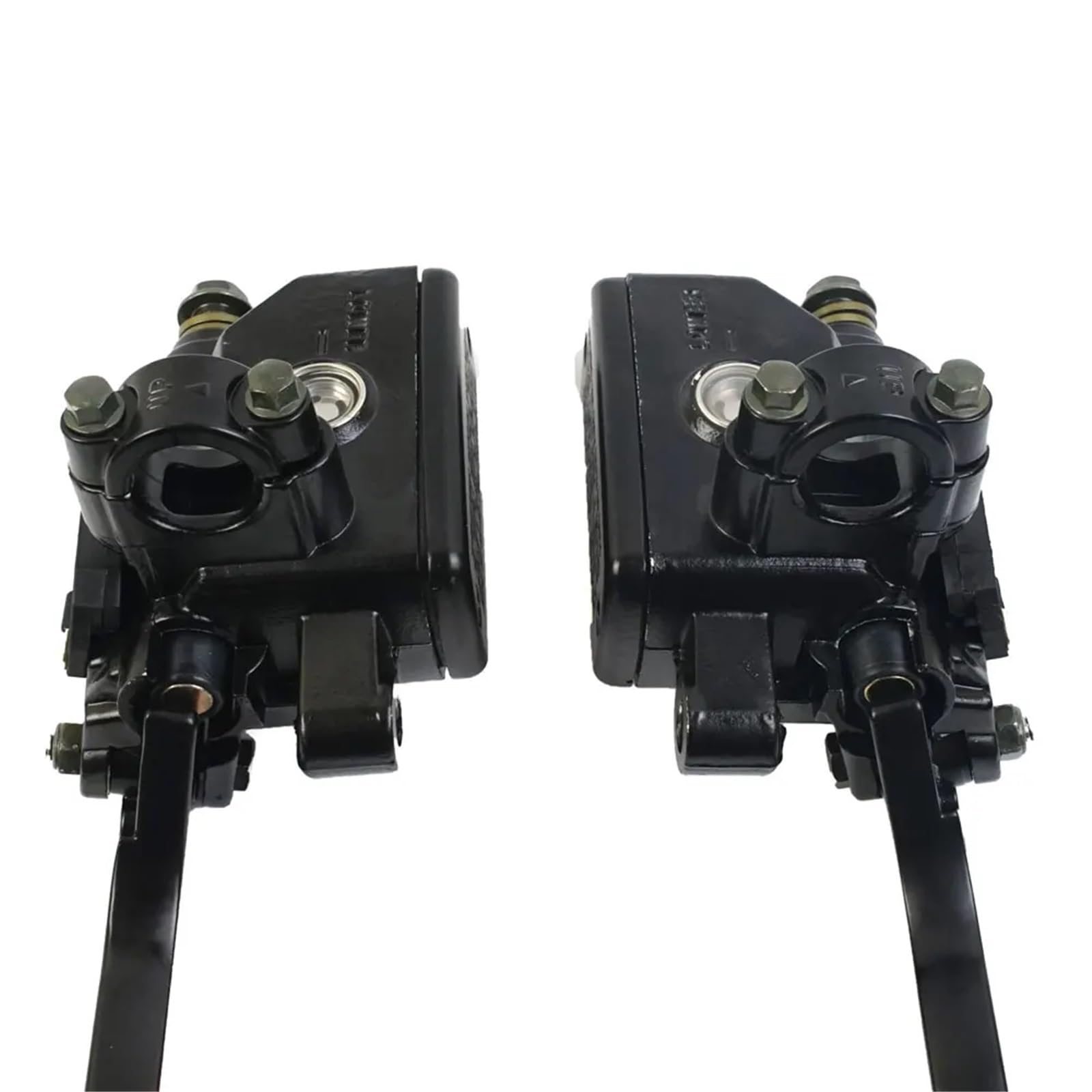 Palanca de freno moto Compatible con Yamaha Compatible Suzuki Universal 22MM Freno Delantero Cilindro Maestro Moto Bomba hidráulica Palanca Embrague(One Pair)