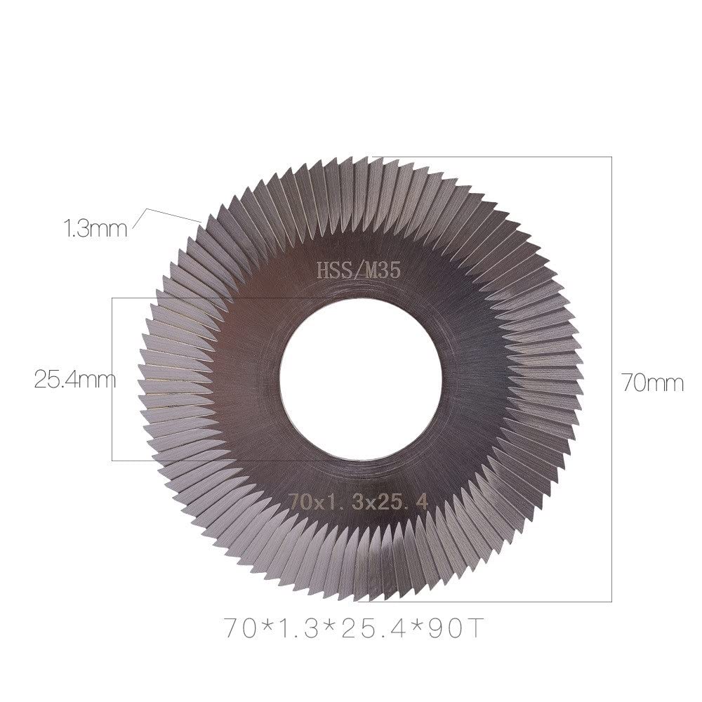 0020A HSS 100D 100E1 100F1 maszyna do wycinania kluczy nóż do kluczy 70 * 1.3 * 25.4mm * 90T brzeszczot mini piła tarczowa narzędzie wielofunkcyjne oscylacyjne