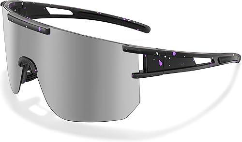Miniatura 9 de Licputalch Gafas de sol polarizadas deportivas para hombres y mujeres, UV 400, gafas de ciclismo para béisbol, pesca, correr, conducir