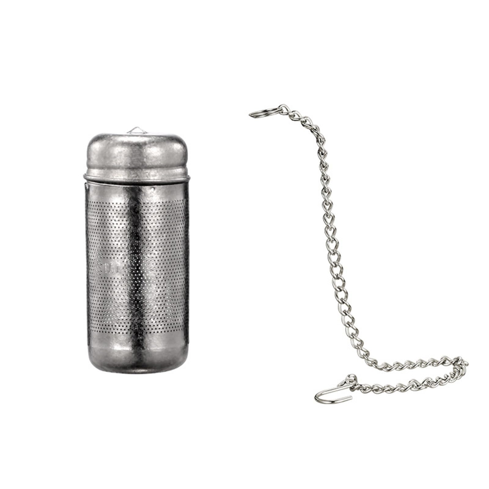 Tsophreniq Large Capacity Teas Infuser Multifunctional Strainer Fine Infuser for Family Gatherings and Parties Silver Strainer