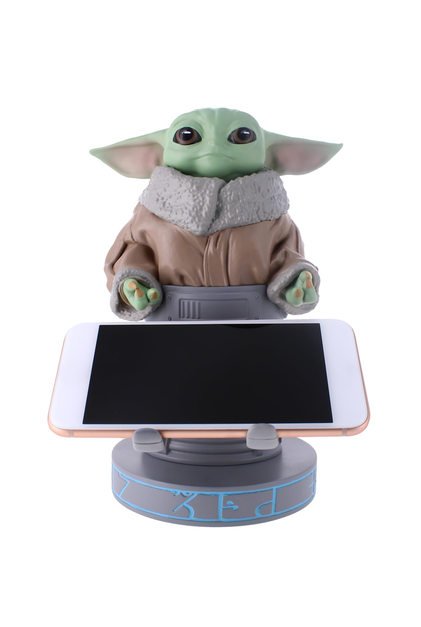 Cableguys Star Wars Grogu 'Seeing Stone Pose' Soporte Mando y Movil - Figuras Soporte para movil y Mando, Compatible con Xbox, PlayStation y la mayoría de mandos estándar, Accesorios Escritorio