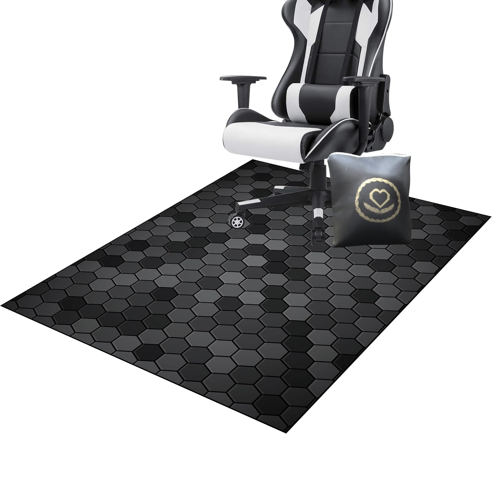 180 x 200 cm Bürostuhl Unterlage | Bürostuhl Matte | Bodenschutzmatte für Teppich | Gaming Teppich Stuhlunterlage | schreibtischstuhl unterlage | Bodenmatte unter Bürostuhl und Schreibtisch