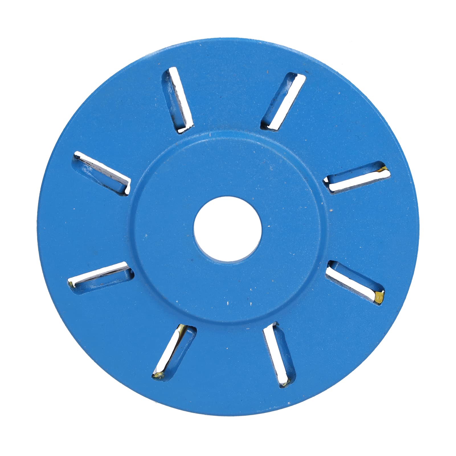 Marhynchus Angle Grinder Disque de Sculpture en Bois, Acier en Tungstène 8 Dents Disque de Sculpture pour la Coupe en Bois, Polissage, Mise en Forme avec une Résistance à L'usure élevée (BLUE)