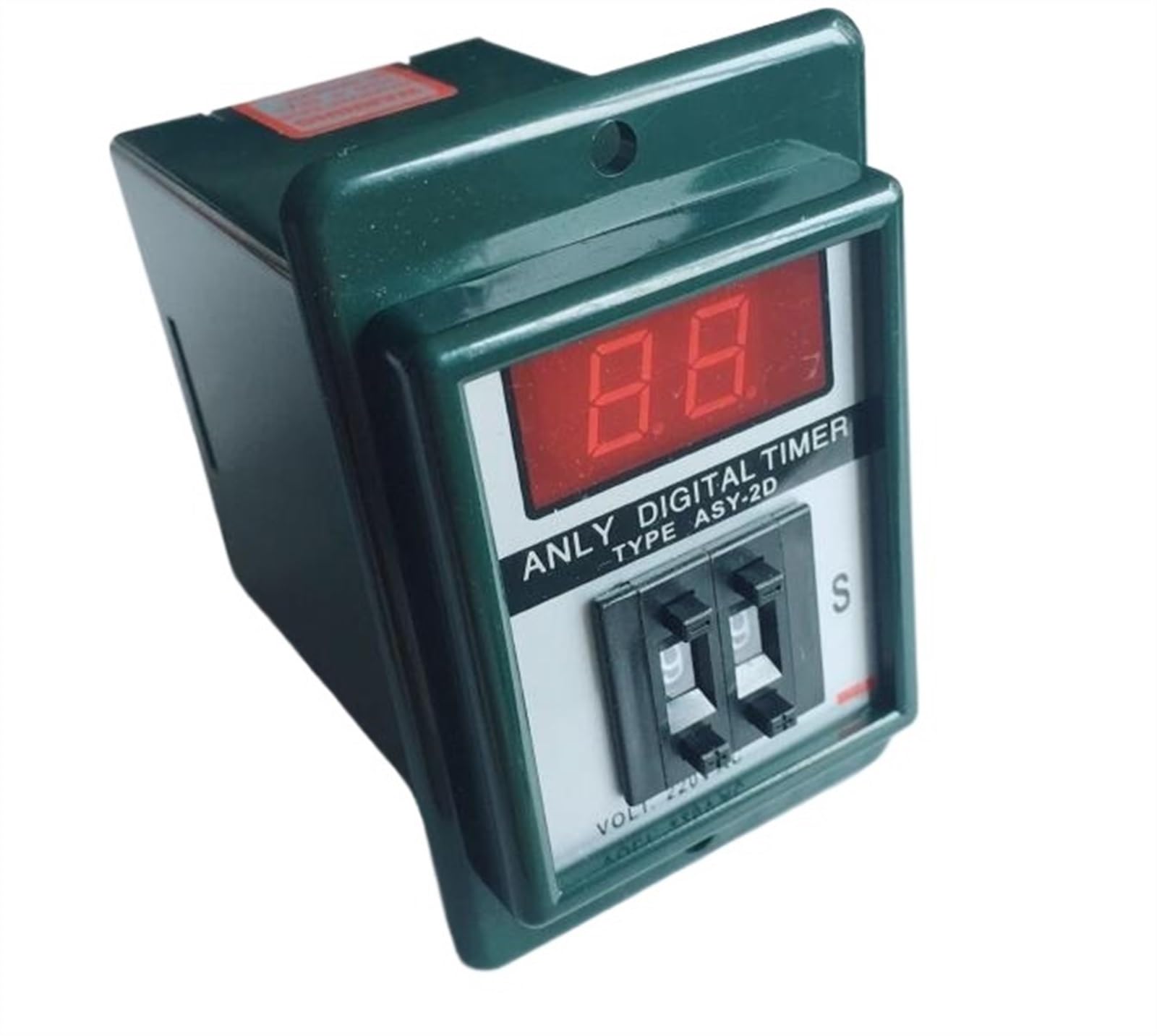 Relè di ritardo timer programmabile con cifre ASY-2D Relè di temporizzazione timer di ritardo 8PIN DC12V DC24V AC110V AC220V AC380V(99M,220V)