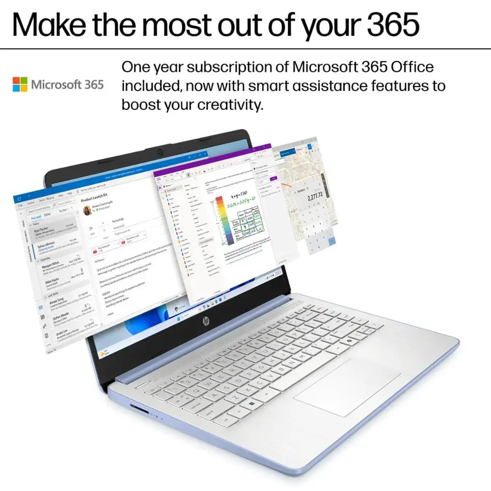 Amazon.com: HP 14 Laptop Ultra Thin & Light, Intel N150 Quad-Core