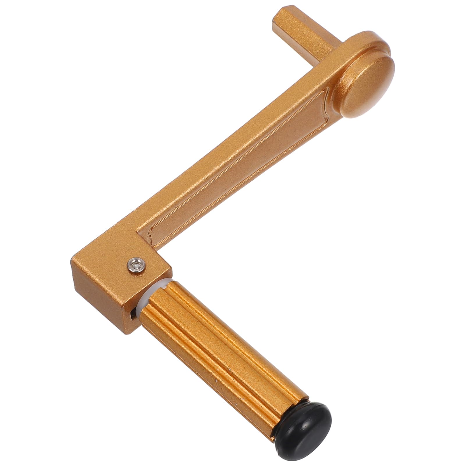Mipcase Clothes Rack Hand Crank Small Industrial Equipment Round Hole Square Hole Crank Other Small Equipment Crank Handle Replacement Pop up Camper Crank Handle Aluminum Alloy Golden