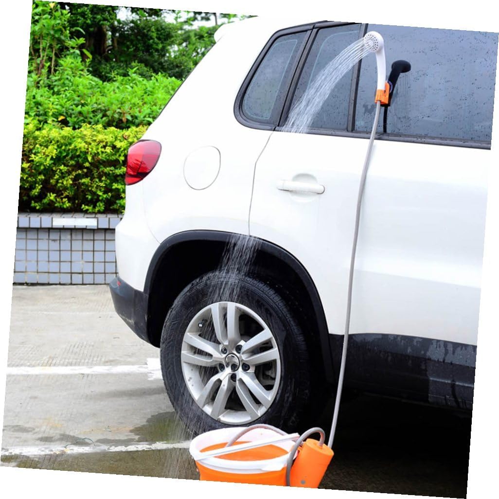 1Set Shower for Outdoor Camping Travel Hiking Lightweight and for Use Orange