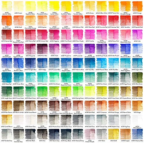 Arteza Watercolor Colored Pencils For Adult Coloring, Set Of 120 Colored Pencils, Art Drawing Pencils In Bright Assorted Shades, Art Supplies For Blending, Layering, And Watercolor Techniques #TOP1