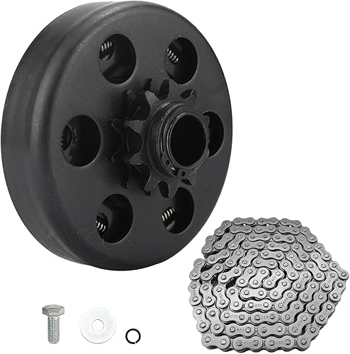 Miniatura 7 de Embrague centrífugo de 34 pulgadas de diámetro de 10 dientes para cadena #4041420 hasta 6.5 HP Predator 212 Go Kart Clutch compatible con Go Kart