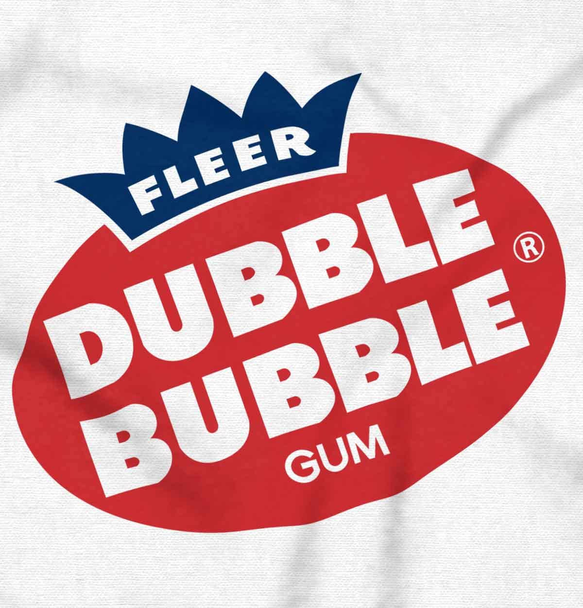 Retro Vintage Dubble Bubble Gum Logo Toddler Boy Girl T Shirt White