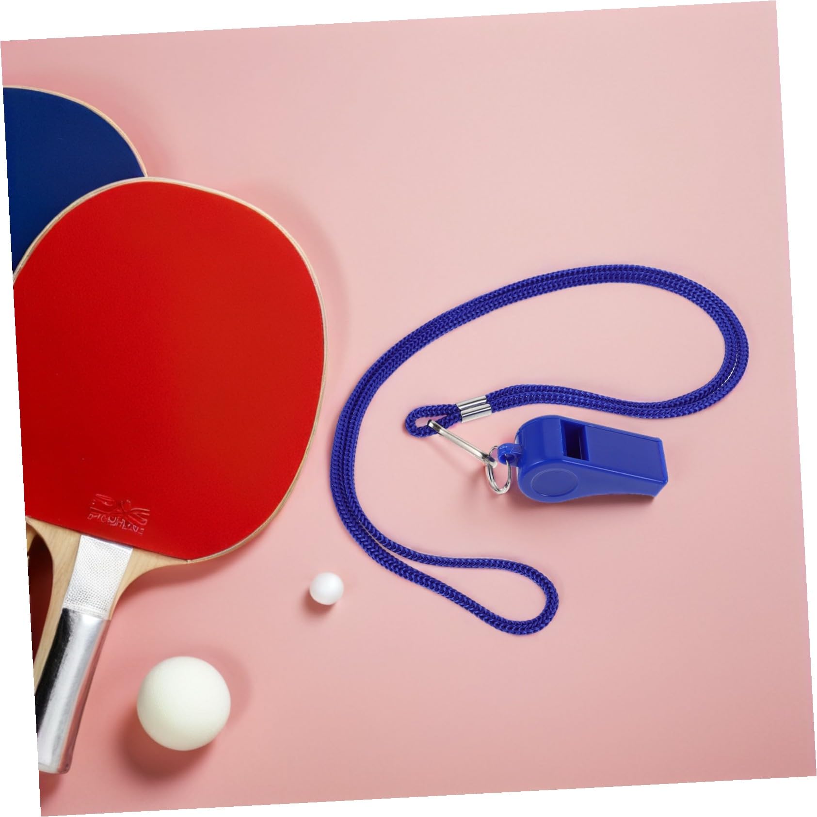 SUPVOX Fischietto di Emergenza Blu in Plastica 36 Pezzi con Cordino | Uso Calcio e Arbitraggio Sportivo, Poliestere Leggero, Design Resistente e Portatile