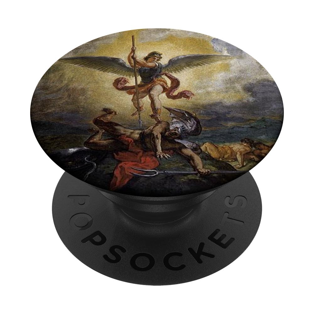 St. Michael Patron saint of warriors, the sick, police PopSockets Adhesive PopGrip