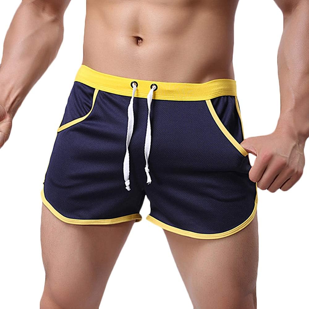 Rexcyril Men's Running Workout Bodybuilding Gym Shorts Athletic Sports Casual Short Pants - Image 5