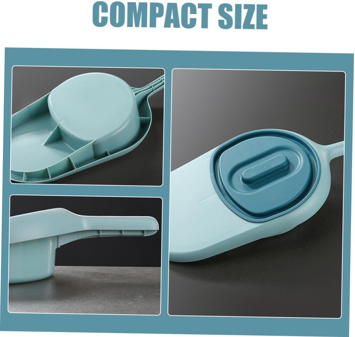 Portable Lidded Bedpan for Elderly and Pregnant Women Lightweight Plastic Urinal Pot with Smooth Edges Easy to Clean and Transport Compact Nursing Chamber Pot for Patient Care