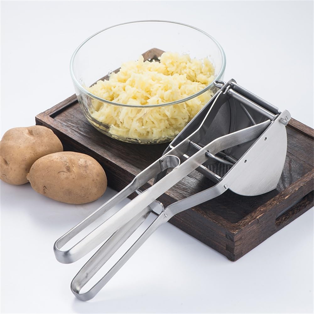 Potato mashers,Potato Ricer Masher Stainless Steel Manual Potato Press For Mashed Potatoes
