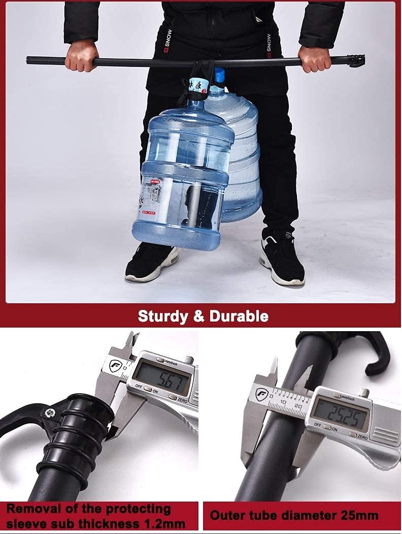 Parasol Umbrella 7.2ft Fishing Patio Umbrella, 360 Degree Outdoor Windproof Offset Umbrella with 16 Sturdy Ribs, Sun Umbrella for Poolside Beach