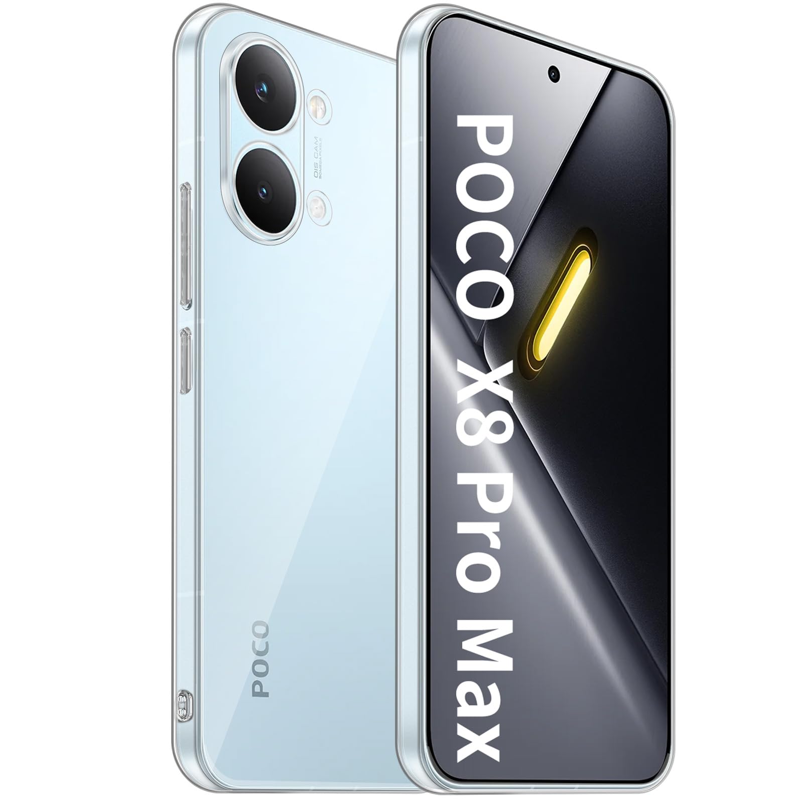 Amazon.co.jp: For Xiaomi POCO X8 Pro Max ケース クリア TPU素材 耐
