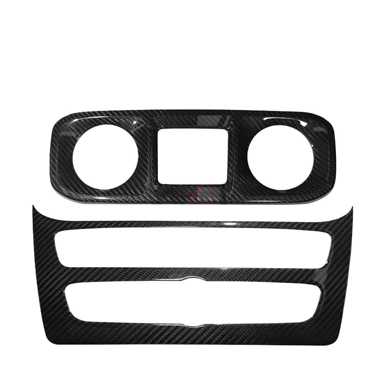 QBKGMEWCA Car Central Control Mode Frame Air Conditioning Vents Compatible for Benz G Class W464 G500 G63 2019-2025 Carbon Fiber Interior Accessories(Type5)
