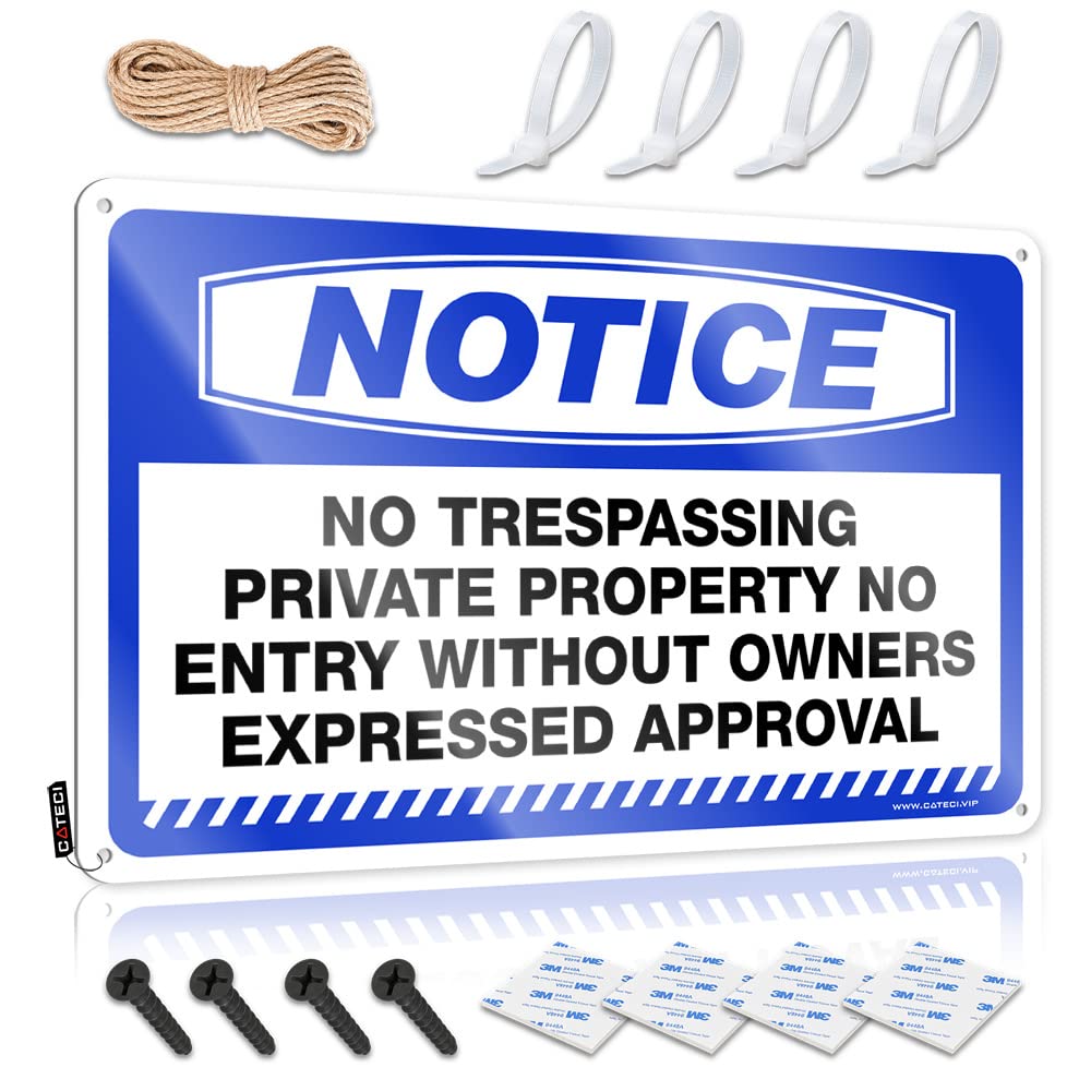 HELIOFORGE Warning Signs For Bedroom Notice No Trespassing Private Property No Entry Tin Sign Cave Door Sign Vintage Tin Signs Funny(30X40CM)