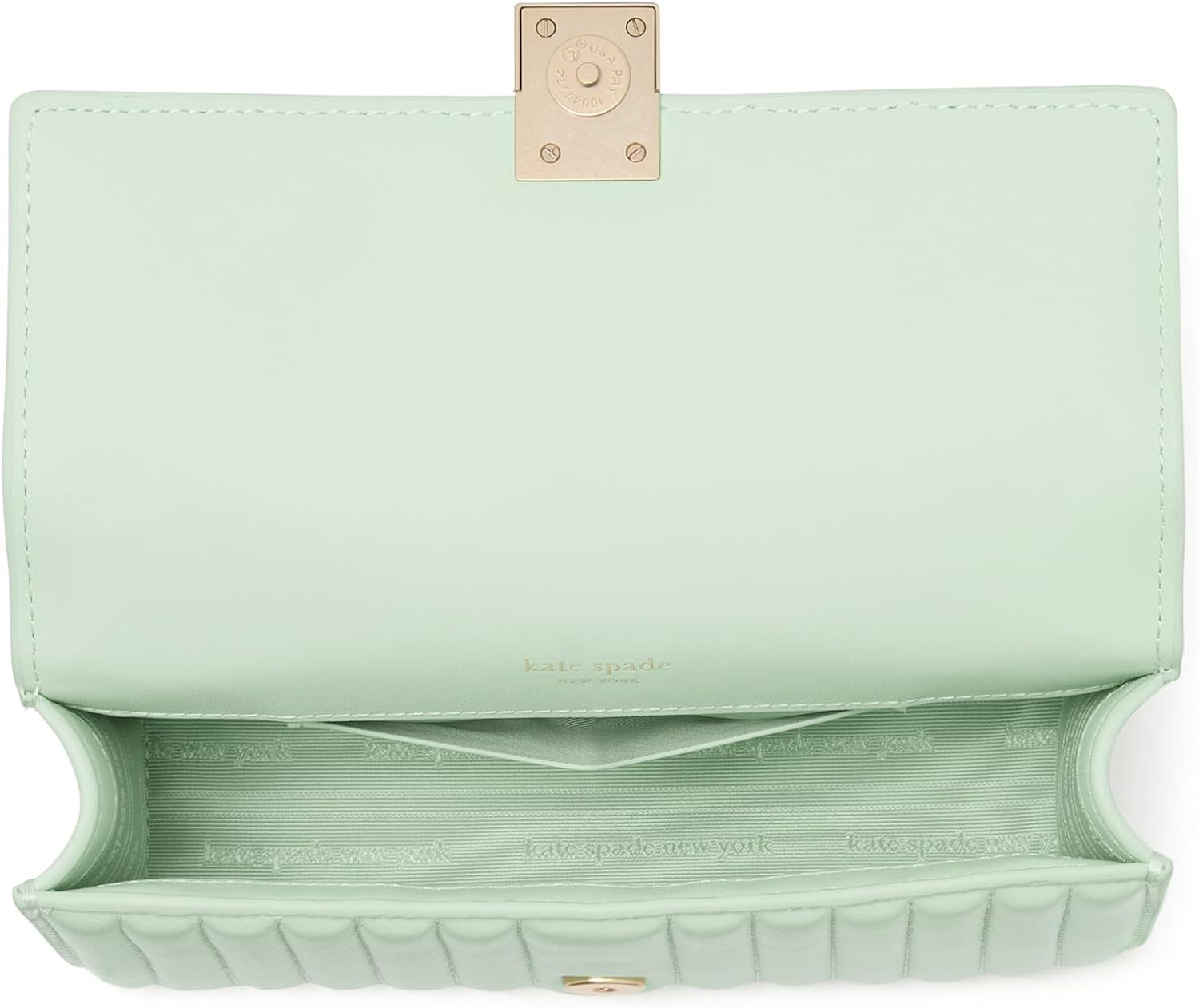 kate spade new york Deco Quilted Leather Mini Flap Chain Crossbody